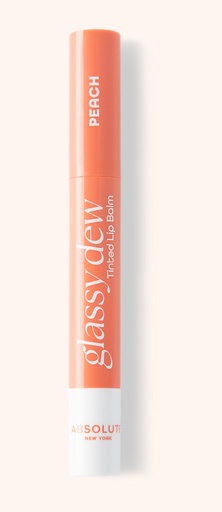 [888432986563] ABSOLUTE NY GLASSY DEW TINTED LIP BALM - PEACH MLGD03