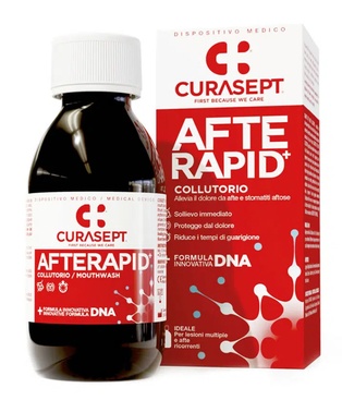 CURASEPT BAIN DE BOUCHE AFTE RAPID+ 125ML