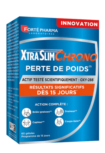 [3700221302002] FORTE PHARMA XTRA SLIM CHRONO - 60 GELULES 