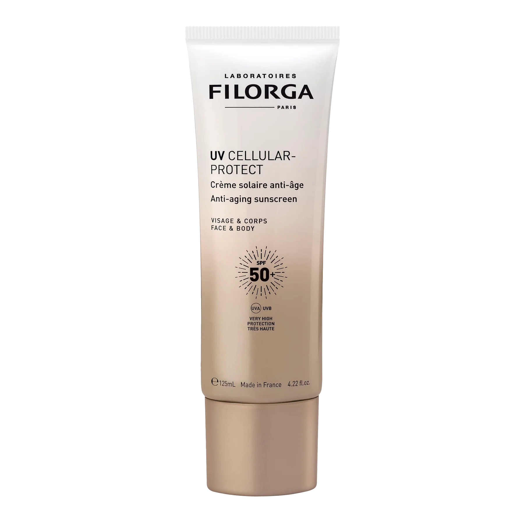 FILORGA UV-CELLULAR PROTECT VISAGE ET CORPS SPF50+ 125ML 