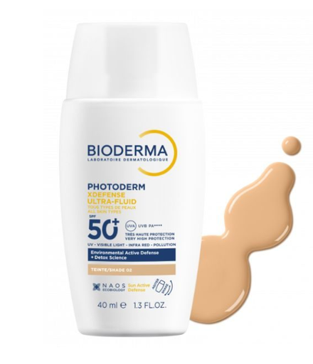 [3701129813638] BIODERMA PHOTODERM XDEFENSE ULTRA-FLUID SPF50+ TEINTE 02 40ML
