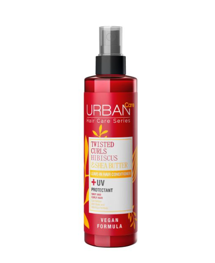 [8680690703874] URBAN CARE TWISTED CURLS HIBISCUS ET SHEA BUTTER LEAVE-IN CONDITIONER SPRAY 200ML 