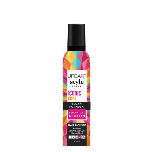 [8680690705885] URBAN CARE STYLE GUIDE ELASTIC CURL HAIR MOUSSE 200ML 