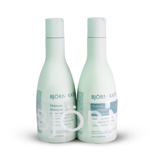 BJORN AXEN MOISTURE PACK SHAMPOOING 250ML + APRES-SHAMPOOING 250ML 