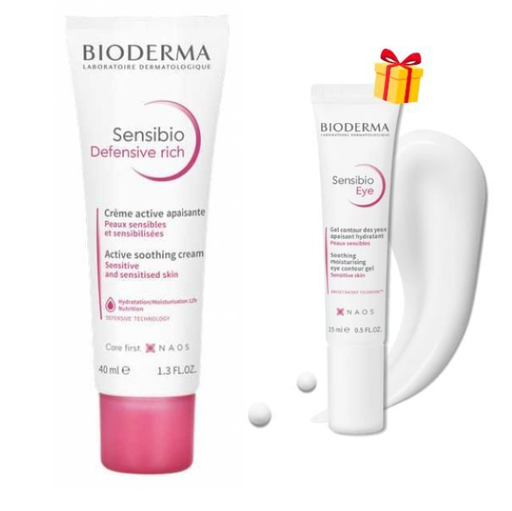 [0306003360051] BIODERMA PACK SENSIBIO DEFENSIVE RICHE 40ML + SENSIBIO EYE 15ML OFFERTE