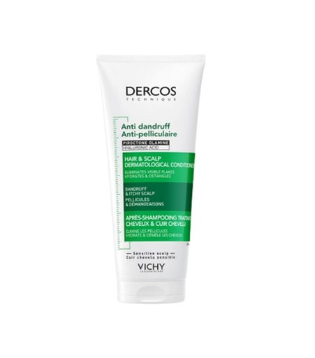 [3337875921107] VICHY DERCOS ANTI-PELLICULAIRE APRES-SHAMPOOING TRAITANT 200ML