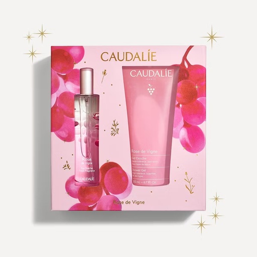 [3522930005179] CAUDALIE COFFRET ROSE DE VIGNE - EAU FRAICHE & GEL DOUCHE