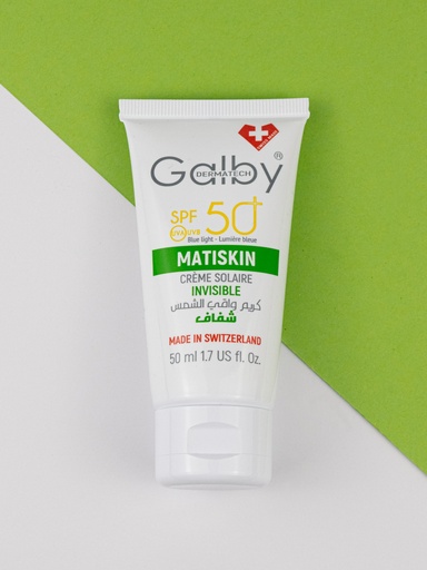 GALBY MATISKIN CREME SOLAIRE INVISIBLE SPF50+ 50ML