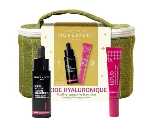NOVEXPERT TROUSSE SERUM ACIDE HYALU + LIP’UP 