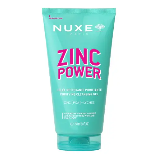 [3264680039980] NUXE ZINC POWER GELEE NETTOYANTE PURIFIANTE 150ML