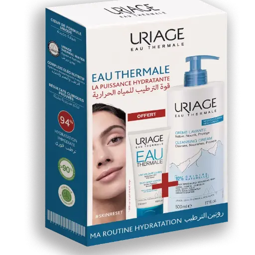[0701007120007] URIAGE PACK EAU THERMALE LAIT VELOUTE CORPS + CREME LAVANTE