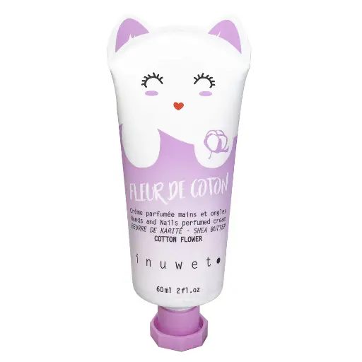 [3760355044926] INUWET CREME PARFUMEE MAINS ET ONGLES FLEUR DE COTON 60ML