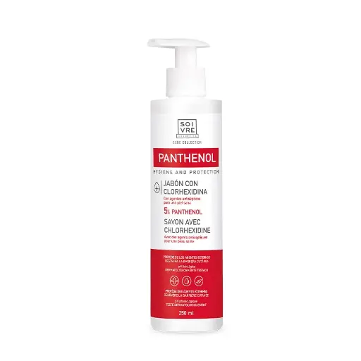 SOIVRE PANTHENOL SAVON AVEC CHLORHEXIDINE 250ML