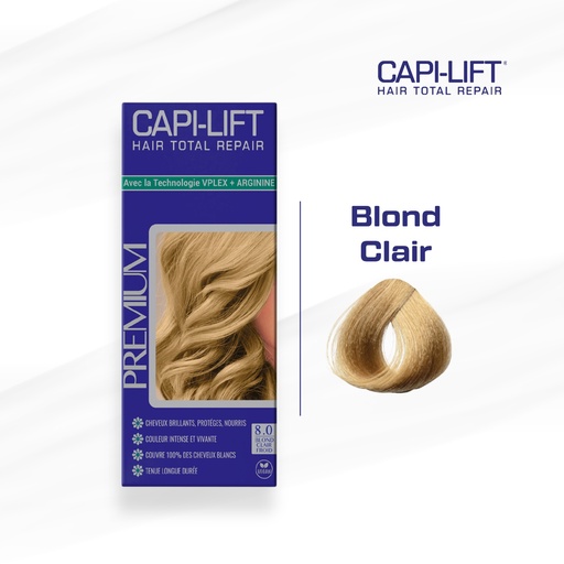 [6111254023661] CAPILIFT COLORATION - 8.0 BLOND FONCE FROID