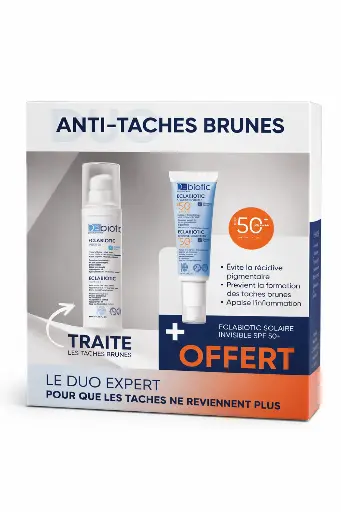 D-BIOTIC PACK ECLABIOTIC INTENSE 50ML + SOLAIRE  INVISIBLE SPF50+ 50ML OFFERT