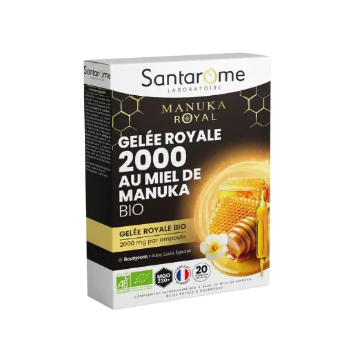 [3455540003924] SANTAROME GELEE ROYALE 2000 MIEL DE MANUKA BIO - 20*10ML 