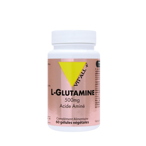 [3700195661396] VITALL+ L-GLUTAMINE 500MG - 60 GELULES