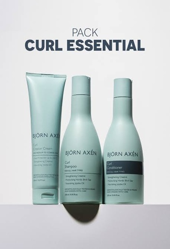 BJORN AXEN PACK CURL SHAMPOO 250ML + CONDITIONER 250ML+ CREATOR CREAM 150ML