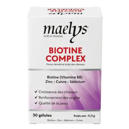 [796554054278] MAELYS BIOTINE COMPLEX 375 30 GELULES 