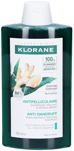[3282770400311] KLORANE SHAMPOOING ANTIPELLICULE LIBRE GALANGA 400ML