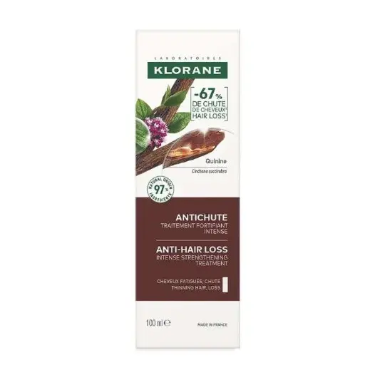 [3282770397635] KLORANE TRAITEMENT ANTICHUTE QUININE 100ML
