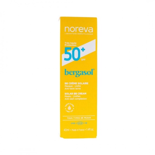 NOREVA BERGASOL BB CREME SOLAIRE SPF50+ 40ML 