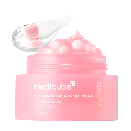 [8800289467714] MEDICUBE PDRN PINK COLLAGEN CAPSULE CREAM 55G