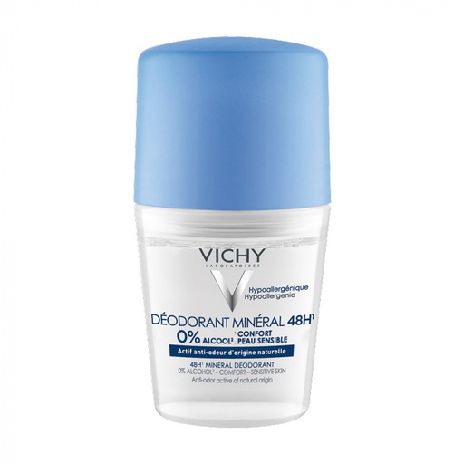 [3337875553278] VICHY DEODORANT MINERAL 48H MgO ROLL-ON 50ML