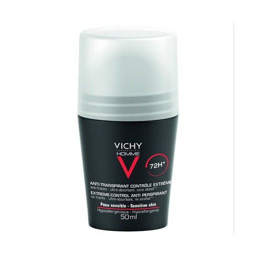 [3337871320362] VICHY HOMME DEODORANT 72H ANTI-TRANSPIRANT CONTROLE EXTREME ROLL-ON 50ML