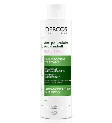 [3337871323394] VICHY DERCOS ANTI-PELLICULAIRE SENSITIVE SHAMPOOING TRAITANT 200ML