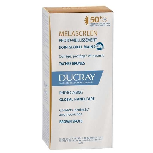 DUCRAY MELASCREEN PHOTO-VIEILLISSEMENT SOIN GLOBAL MAINS SPF50+ 50ML