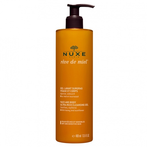 [3264680004063] NUXE REVE DE MIEL GEL LAVANT SURGRAS 400ML