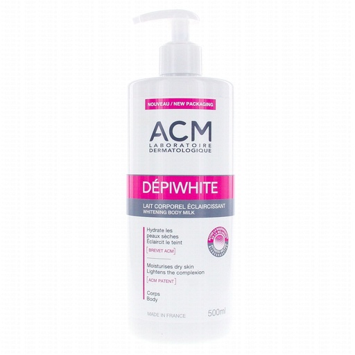 [3760095251929] ACM DEPIWHITE LAIT CORPOREL ECLAIRCISSANT 500ML