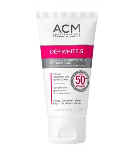 [3760095250342] ACM DEPIWHITE S SOIN PHOTOPROTECTEUR ECLAIRCISSANT SPF50+ 50ML