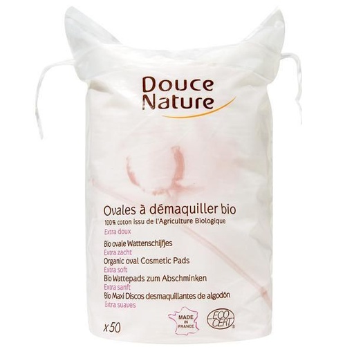 [3380380071447] DOUCE NATURE OVALES A DEMAQUILLER BIO 50U