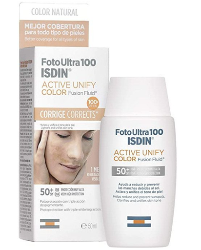 [8429420160644] ISDIN SOLAIRE FOTO ULTRA 100 ACTIVE UNIFY FUSION FLUID COLOR SPF50+ 50ML
