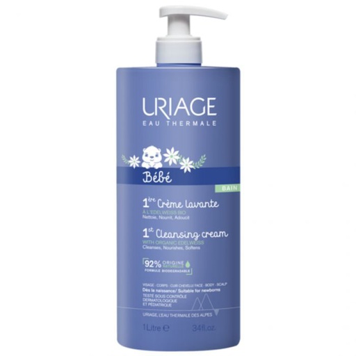 [3661434008689] URIAGE BEBE 1ERE CREME LAVANTE 1L