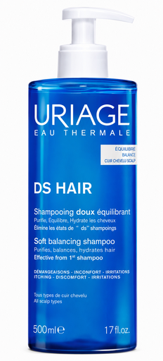 [3661434011962] URIAGE DS HAIR SHAMPOOING DOUX EQUILIBRANT 500ML