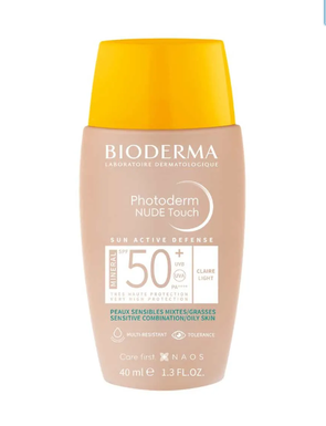 BIODERMA PHOTODERM NUDE TOUCH MINERAL SPF50+ TEINTE CLAIRE 40ML
