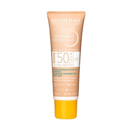 [3701129803424] BIODERMA PHOTODERM COVER TOUCH SPF50+ PEAU MIXTE A GRASSE TEINTE CLAIRE 40G
