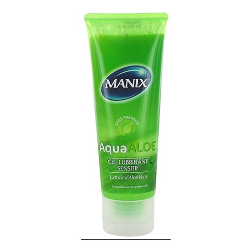 [3532281672203] MANIX GEL LUBRIFIANT AQUA ALOE VERA 80ML